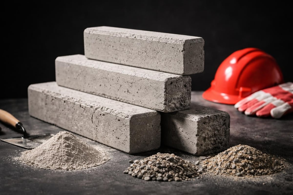 Concrete kerbing material specifications