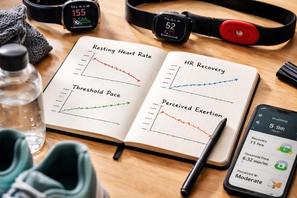 Cardiovascular fitness progression metrics