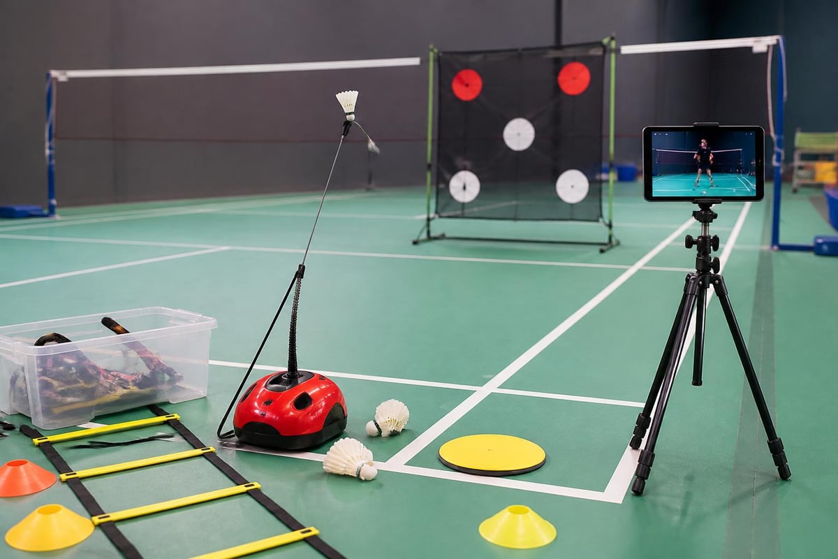 Badminton training equipment categories