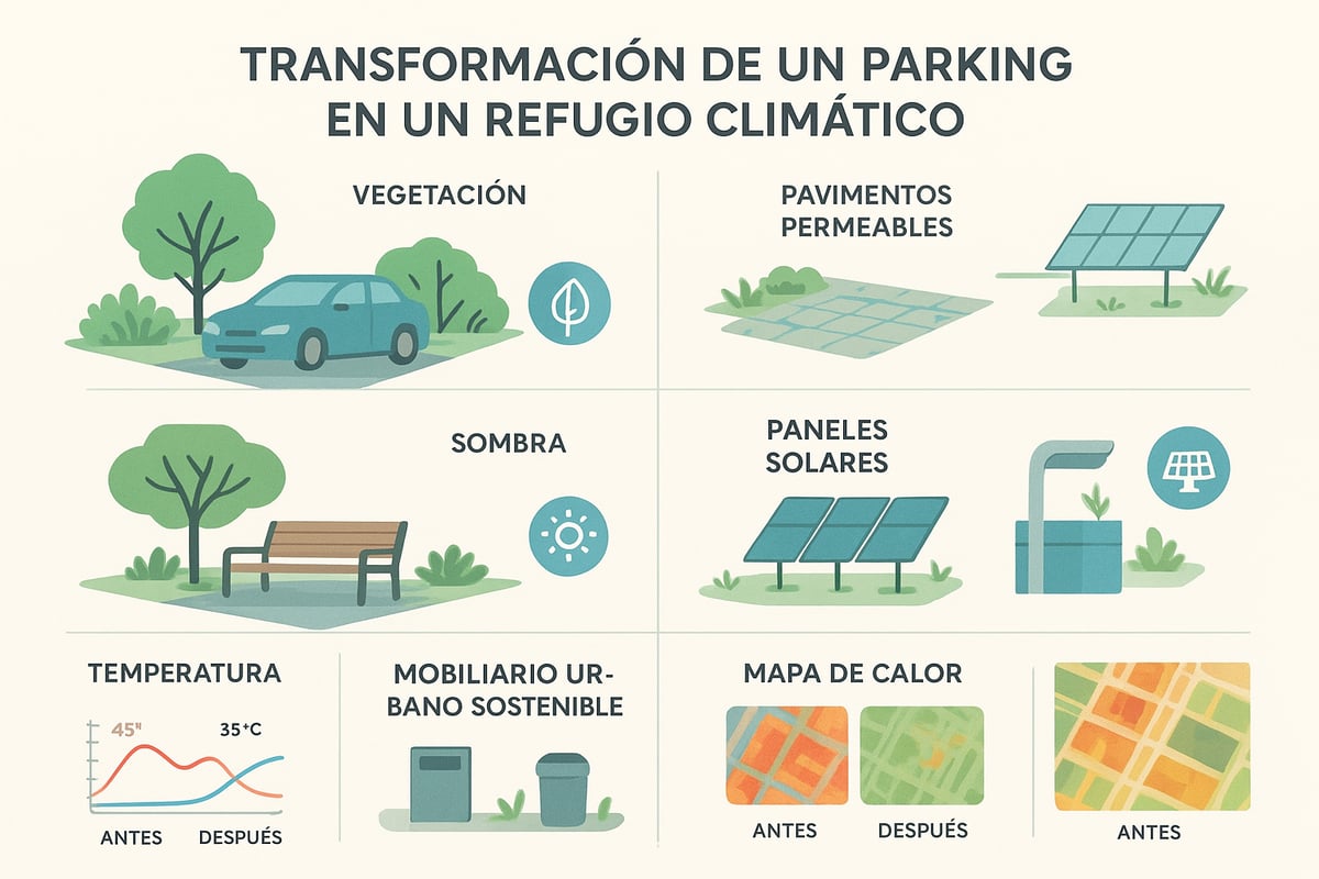¿Qué son los Parkings como Refugios Climáticos?