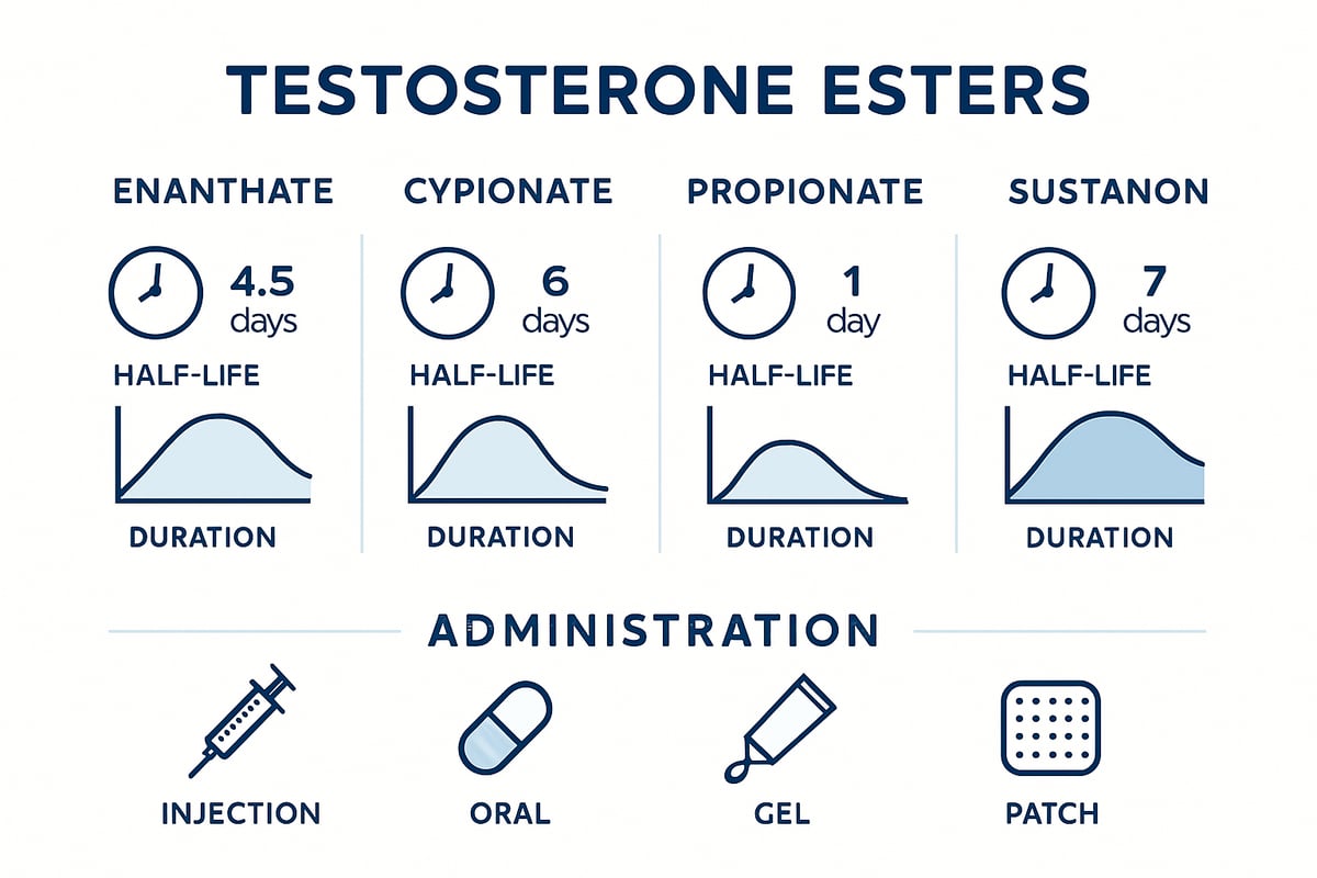 Soorten Testosteron Steroïden en Toedieningsvormen