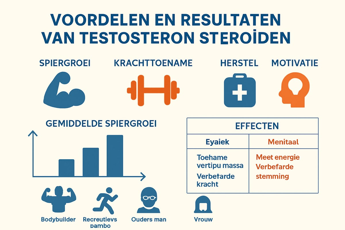 Voordelen en Resultaten van Testosteron Steroïden