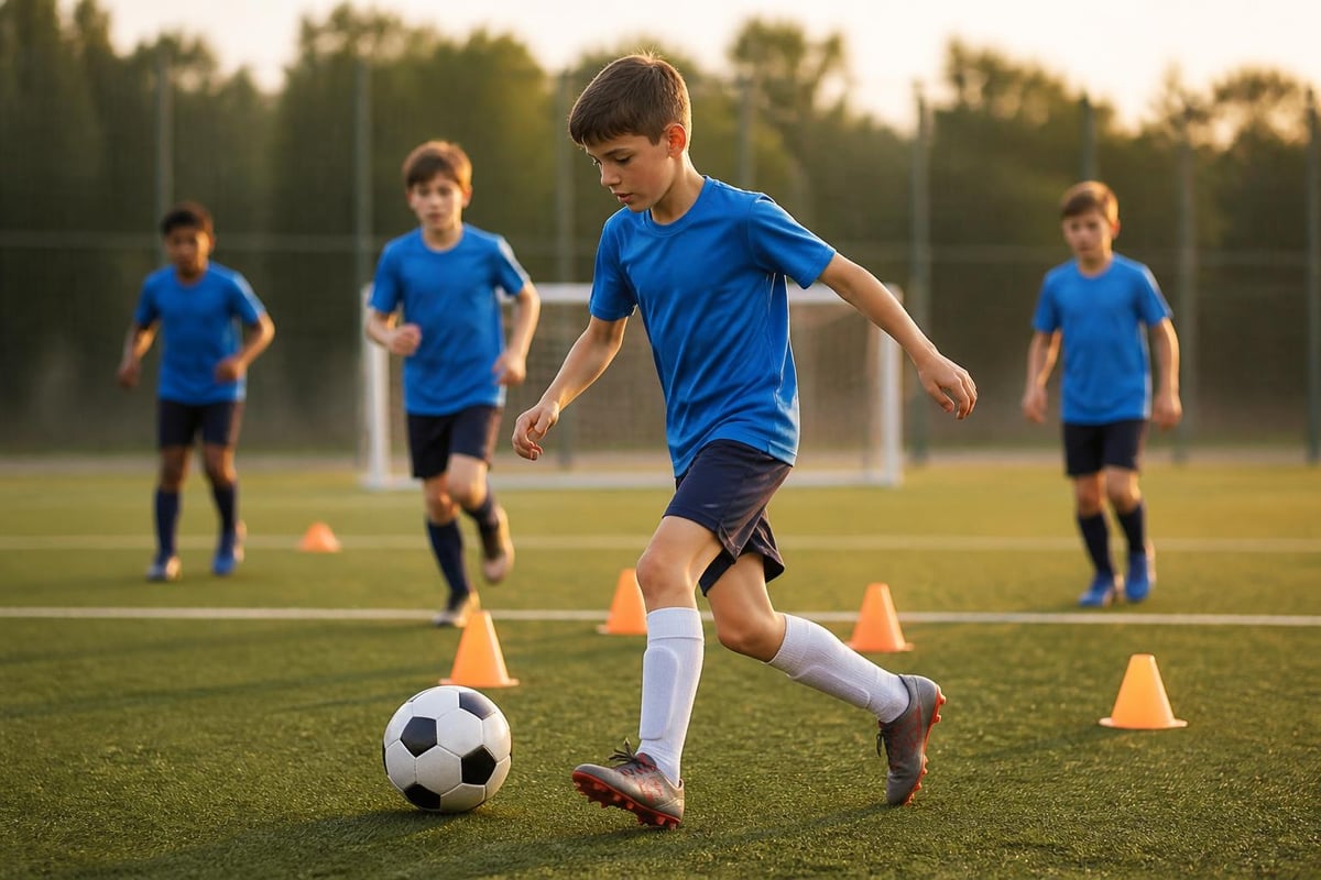 Technical skill progression in soccer training