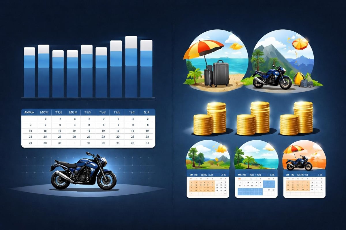 Comparación de costes entre seguro anual y seguro por días