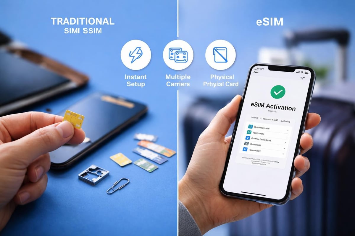 ESIM vs physical SIM comparison