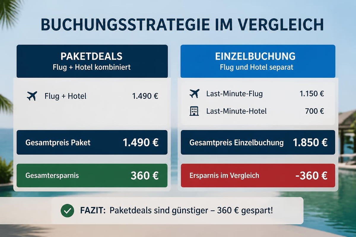Smart booking combinations