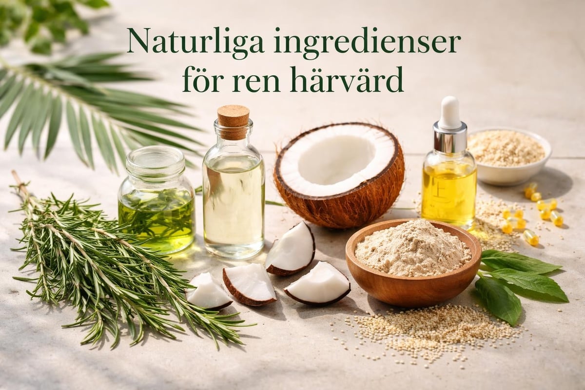 Naturliga hårvårdsingredienser