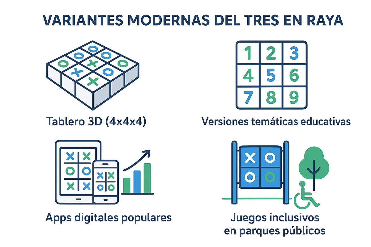 Variantes Modernas y Creativas del Tres en Raya