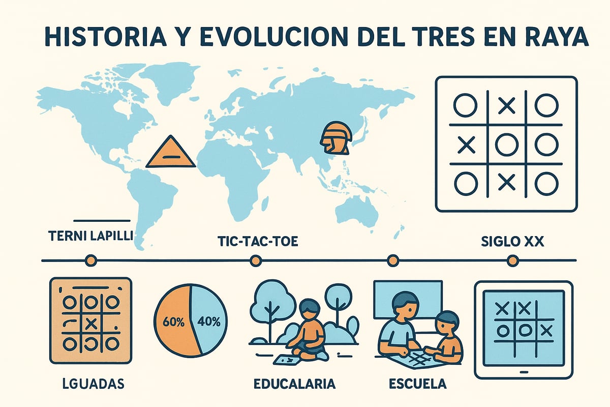 Historia y Evolución del Tres en Raya