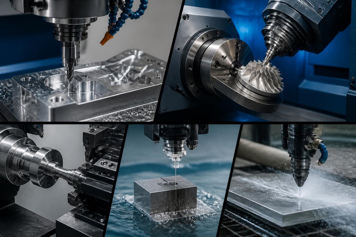CNC machining processes