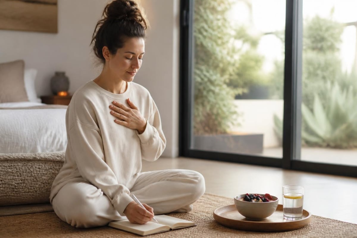 Daily wellness routine components