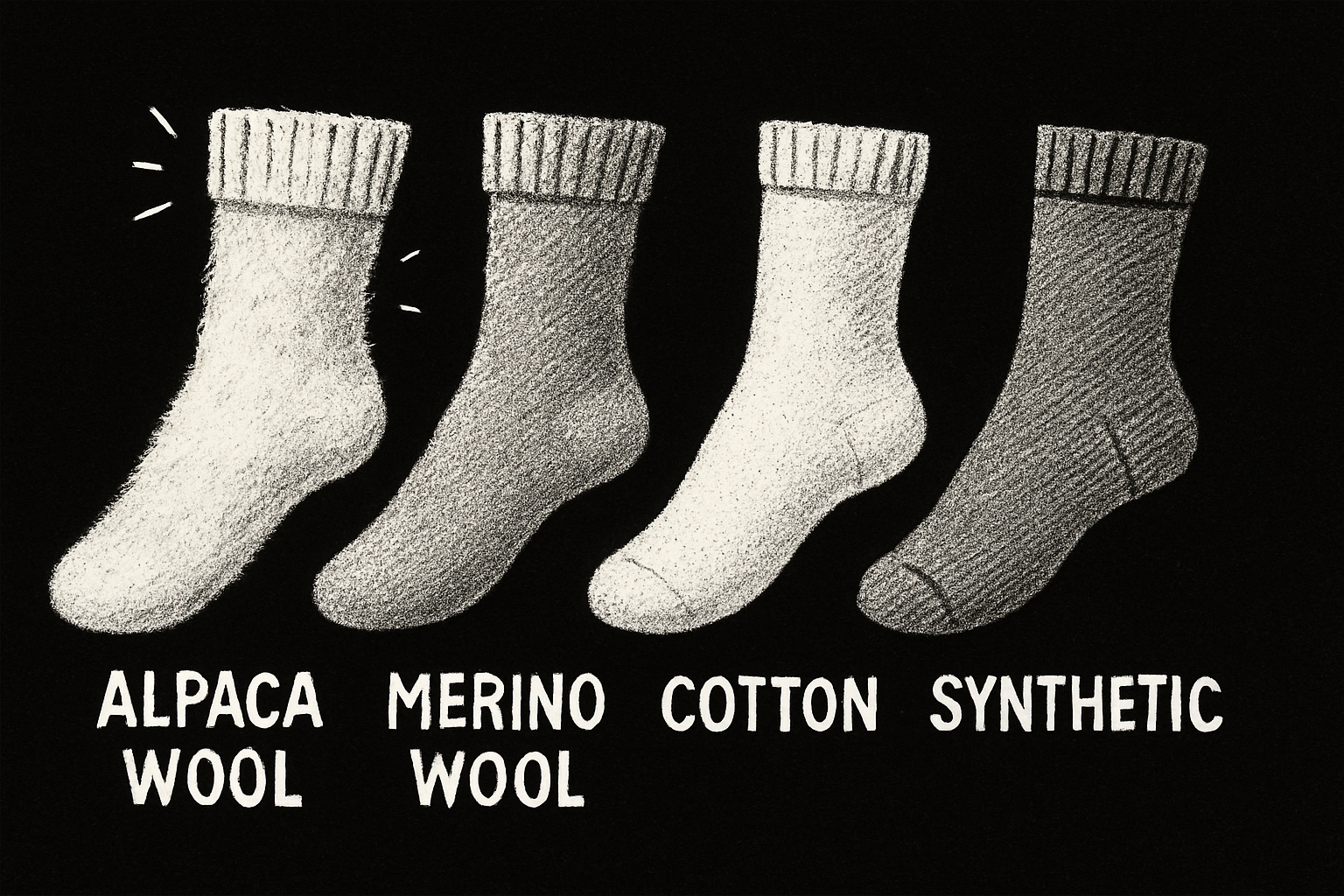 Alpaca Wool vs. Other Sock Materials: What Makes It Stand Out?