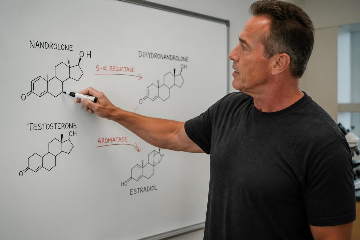 Nandrolone metabolism pathways