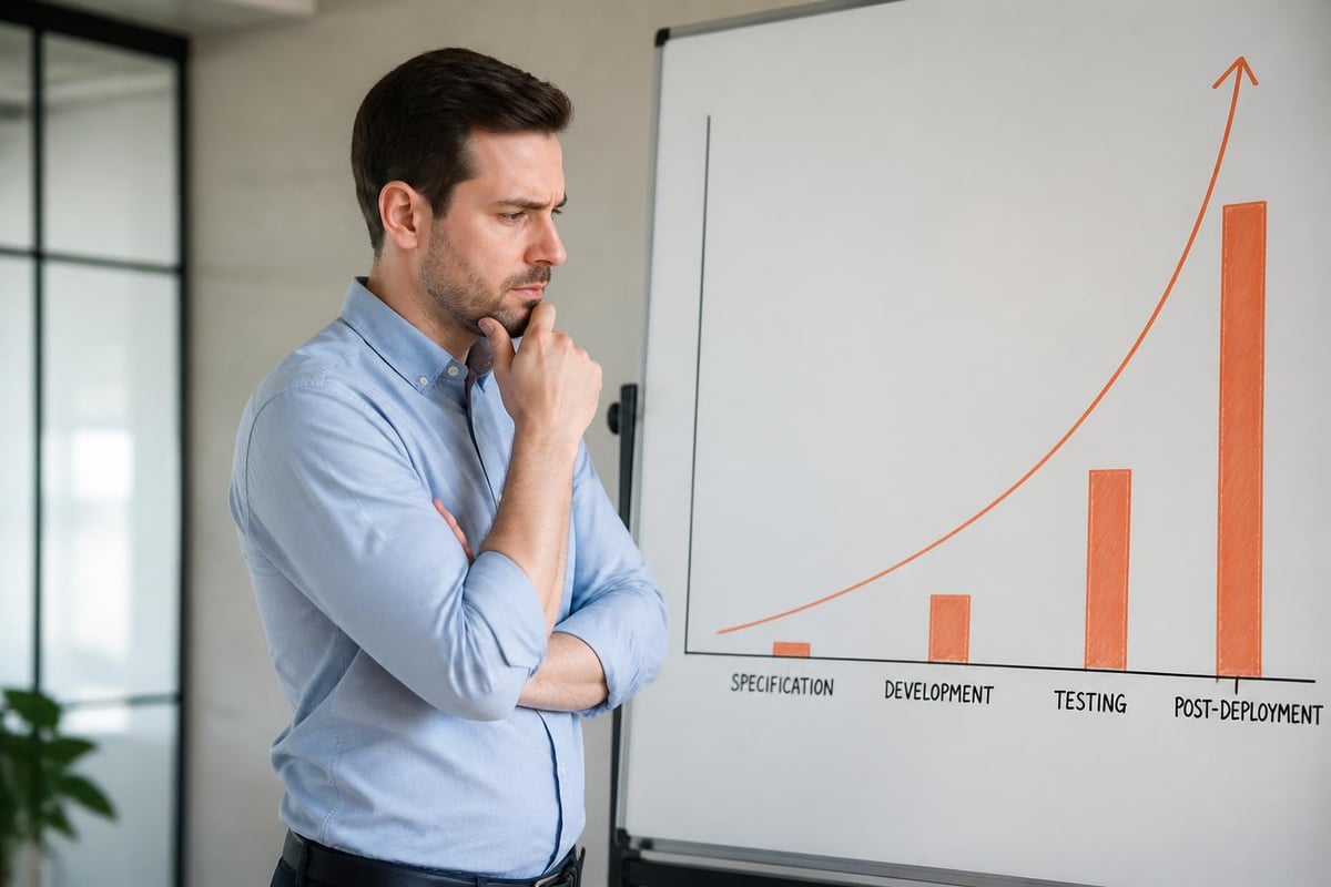 Requirement Software: Managing Project Scope and Risk Requirements defect cost escalation