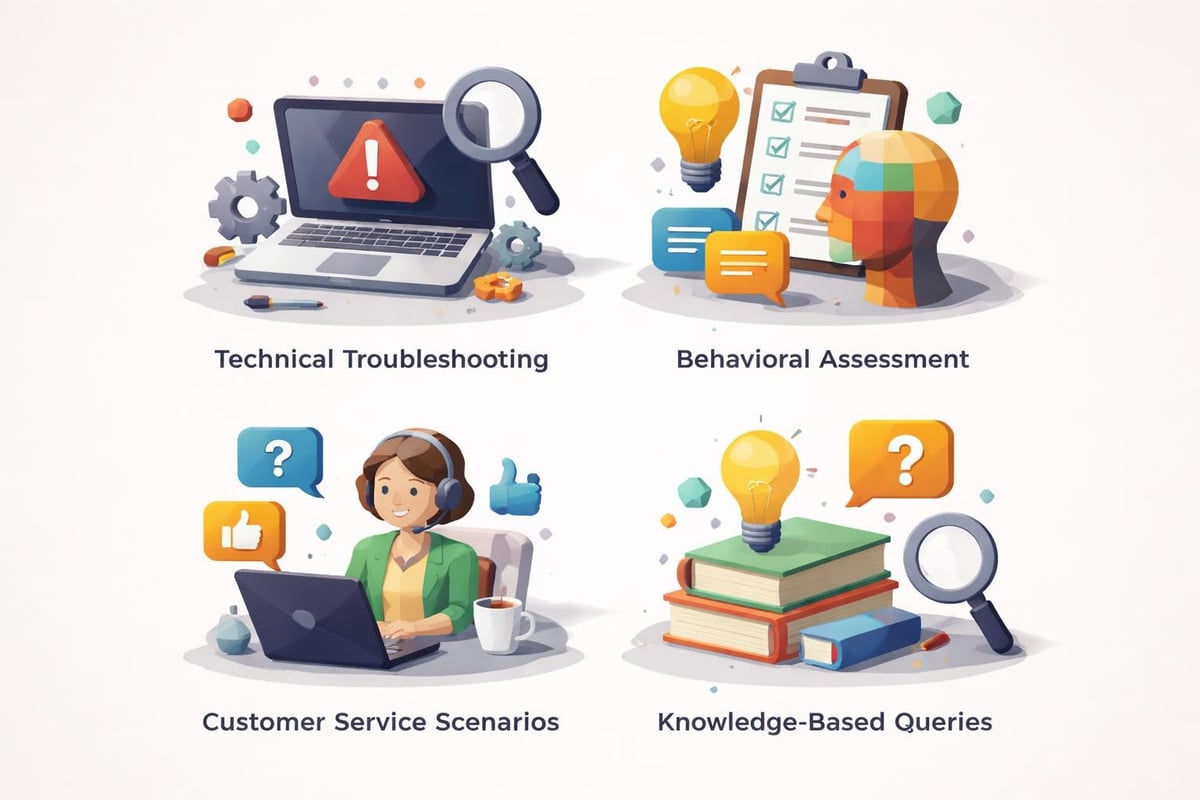 IT support interview question categories