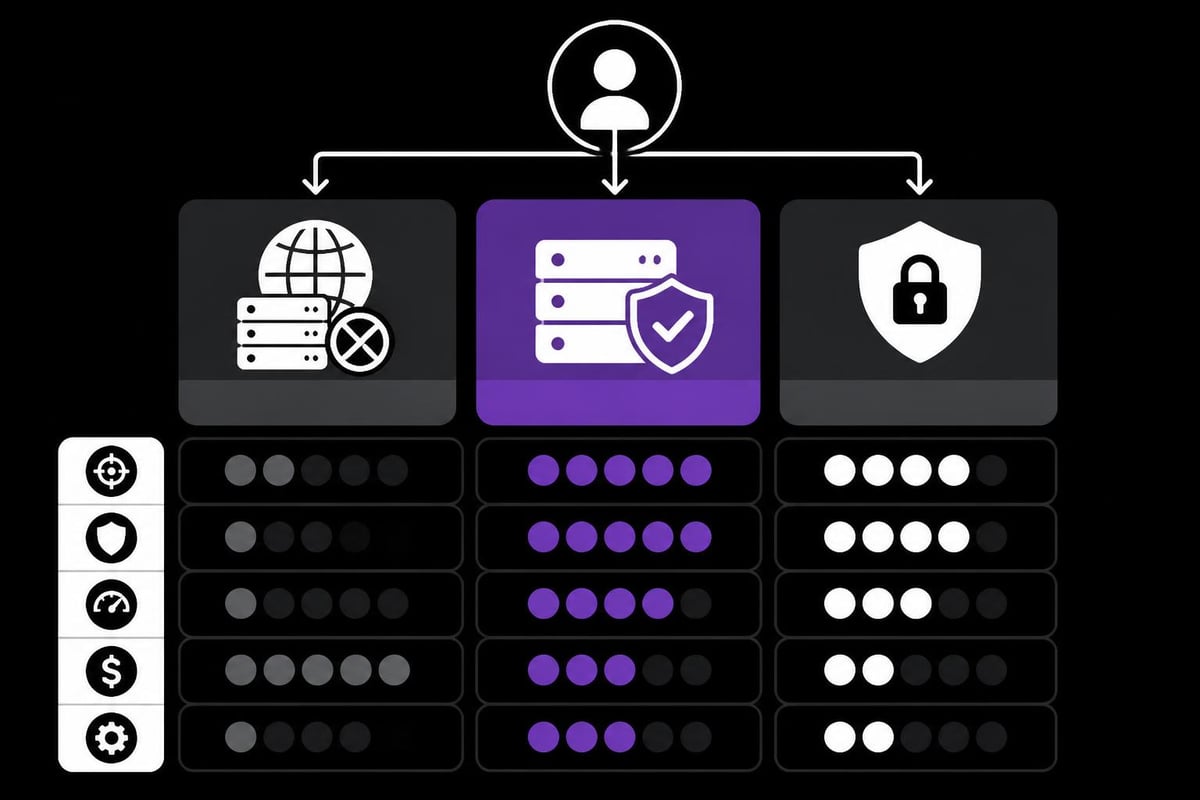 Proxy versus VPN comparison