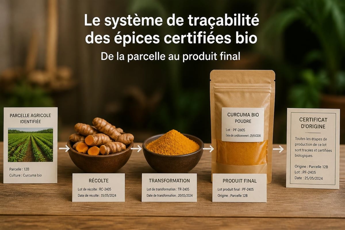 Traçabilité des épices bio