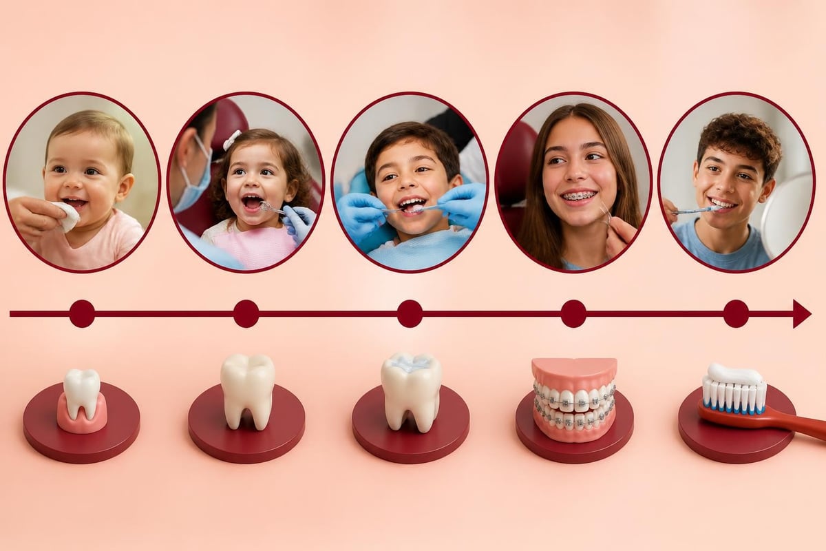 Pediatric preventive dentistry milestones