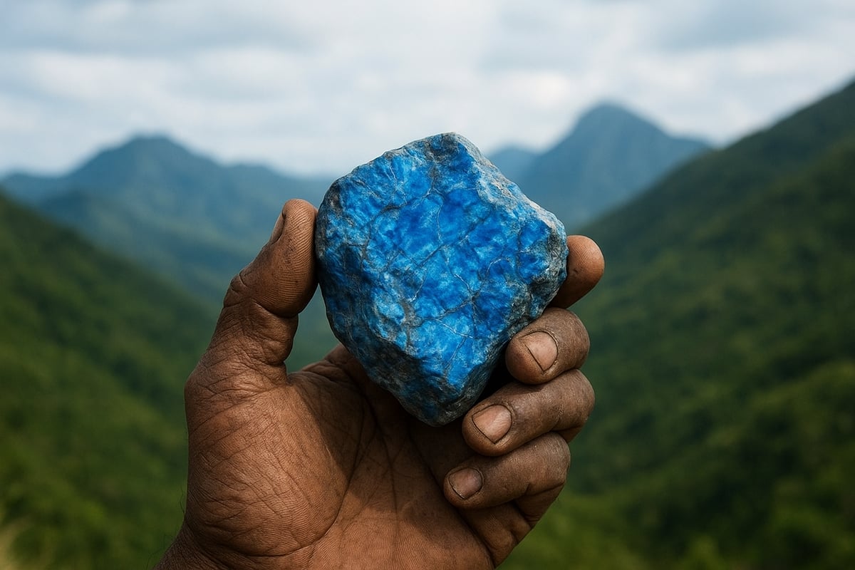 The Origins and History of Dominican Stone Blue