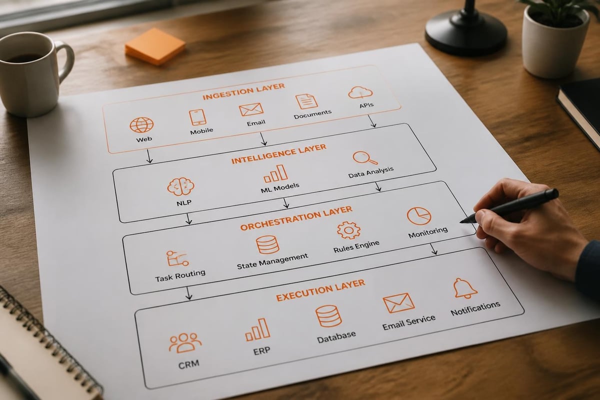 AI Workflow Automation Software: Complete 2026 Guide AI workflow layers