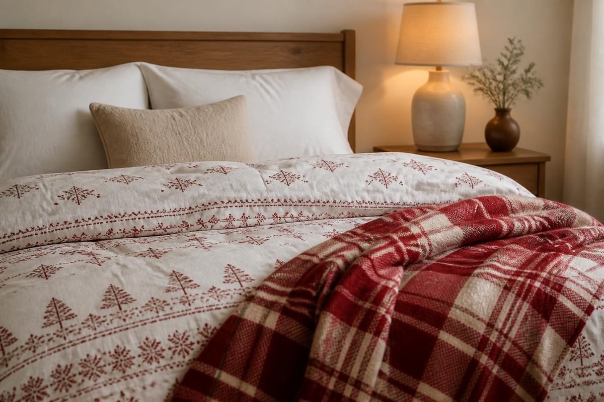 Festive bedding fabrics