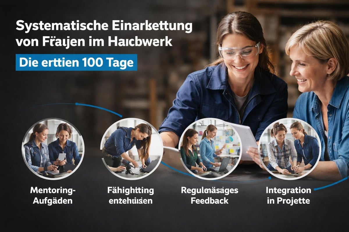 Strukturiertes Onboarding-Programm für neue Mitarbeiterinnen