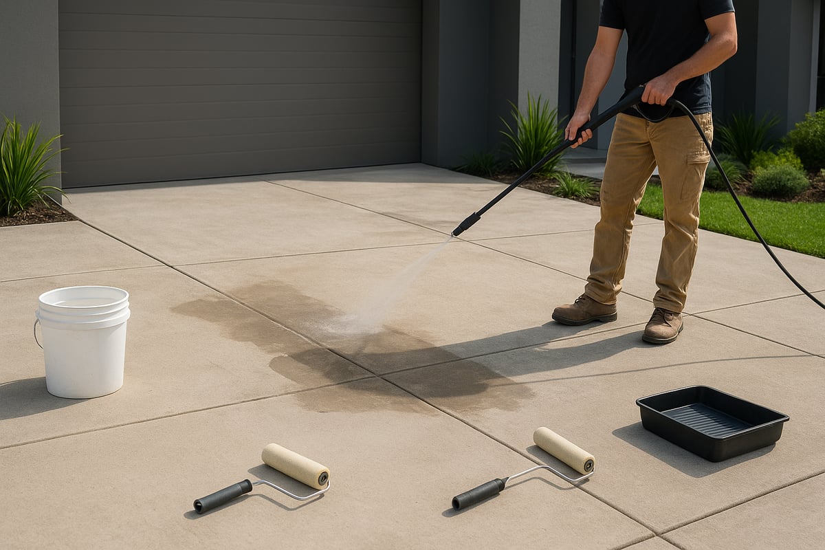 Preparing Your Driveway for Coating
