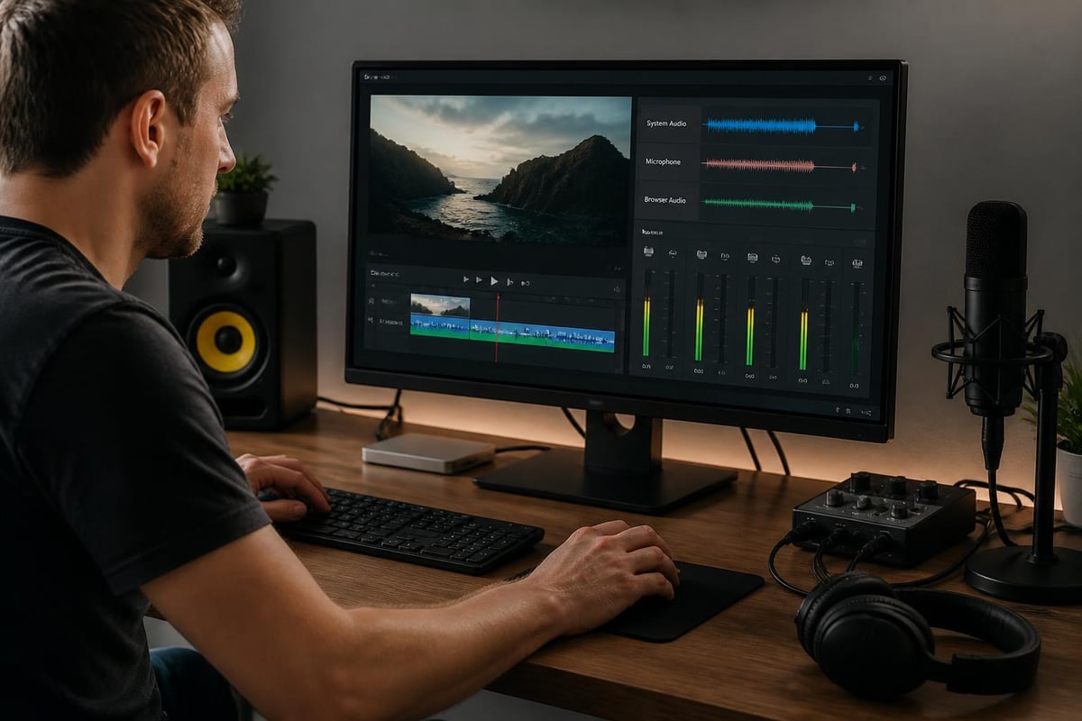 Audio source selection interface