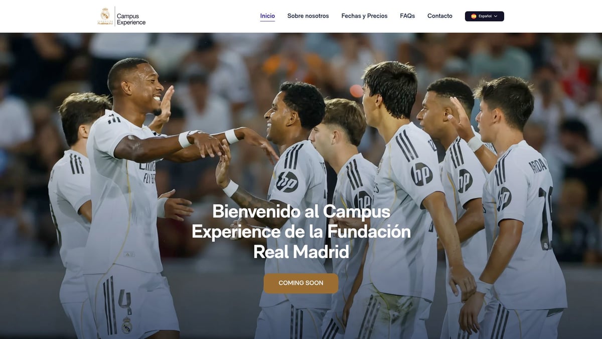8 Soccer Camps Imperdibles Para Jóvenes en 2025 - Real Madrid Foundation Campus Experience, Madrid