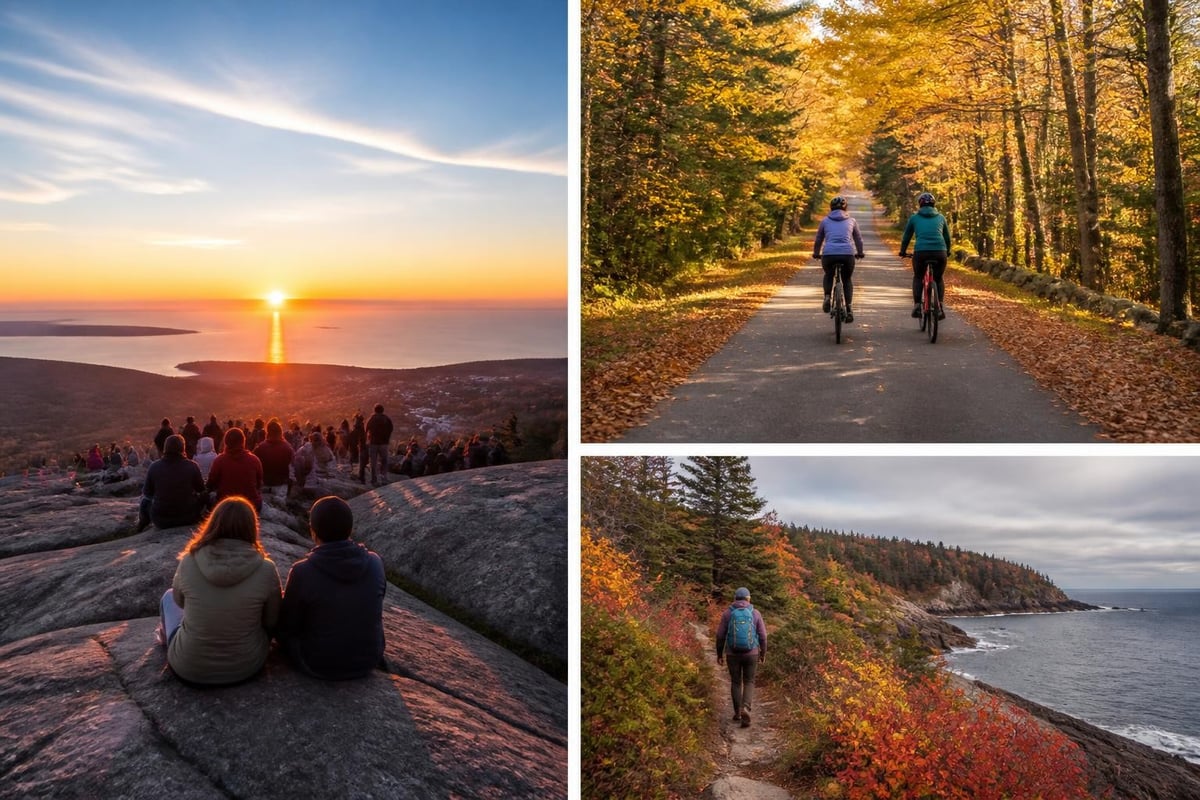 Acadia National Park autumn experience