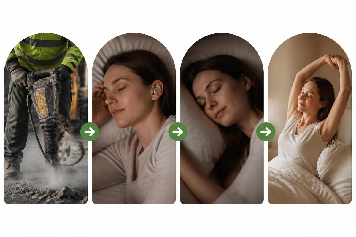 Noise masking technology workflow