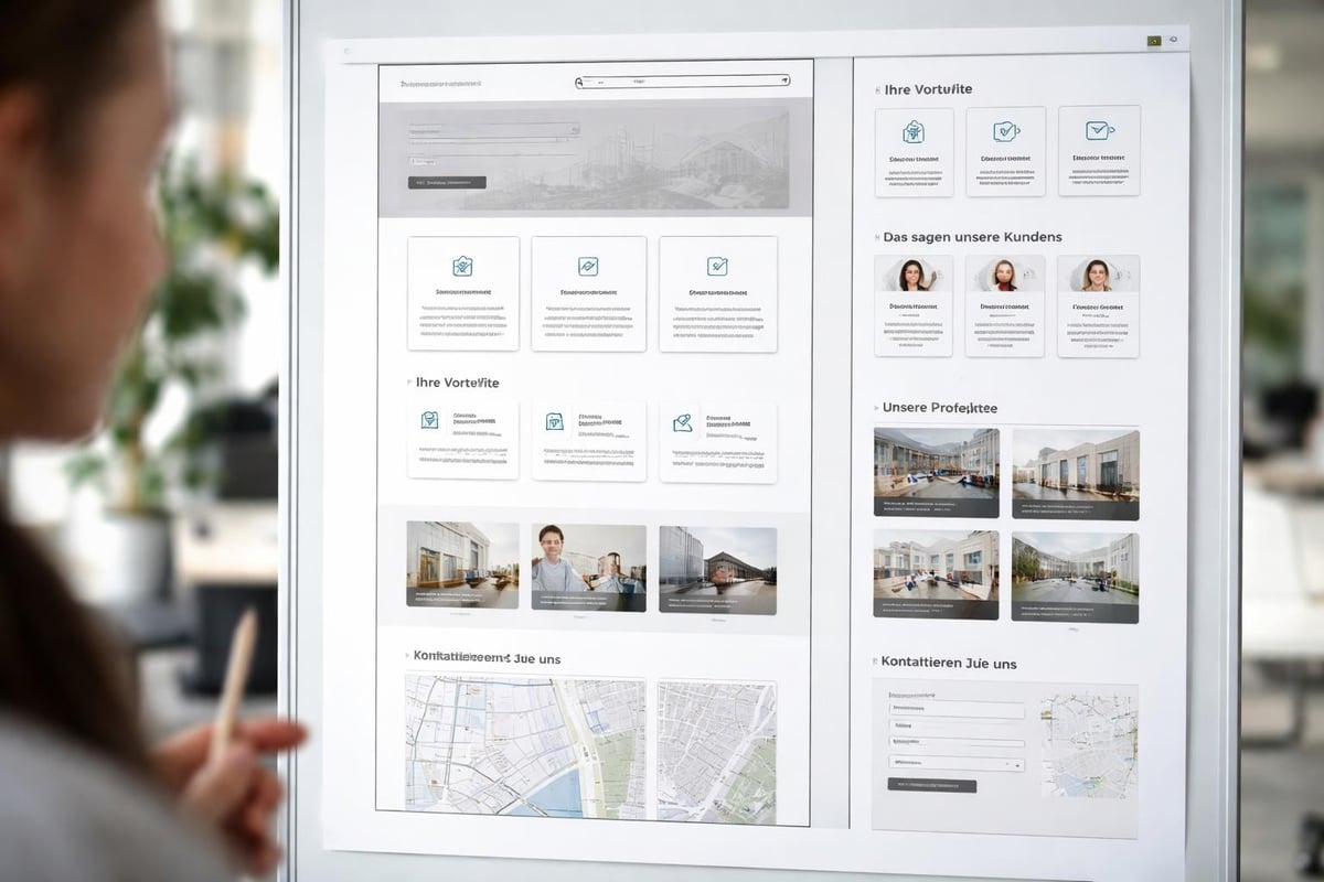 Content-Hierarchie Homepage