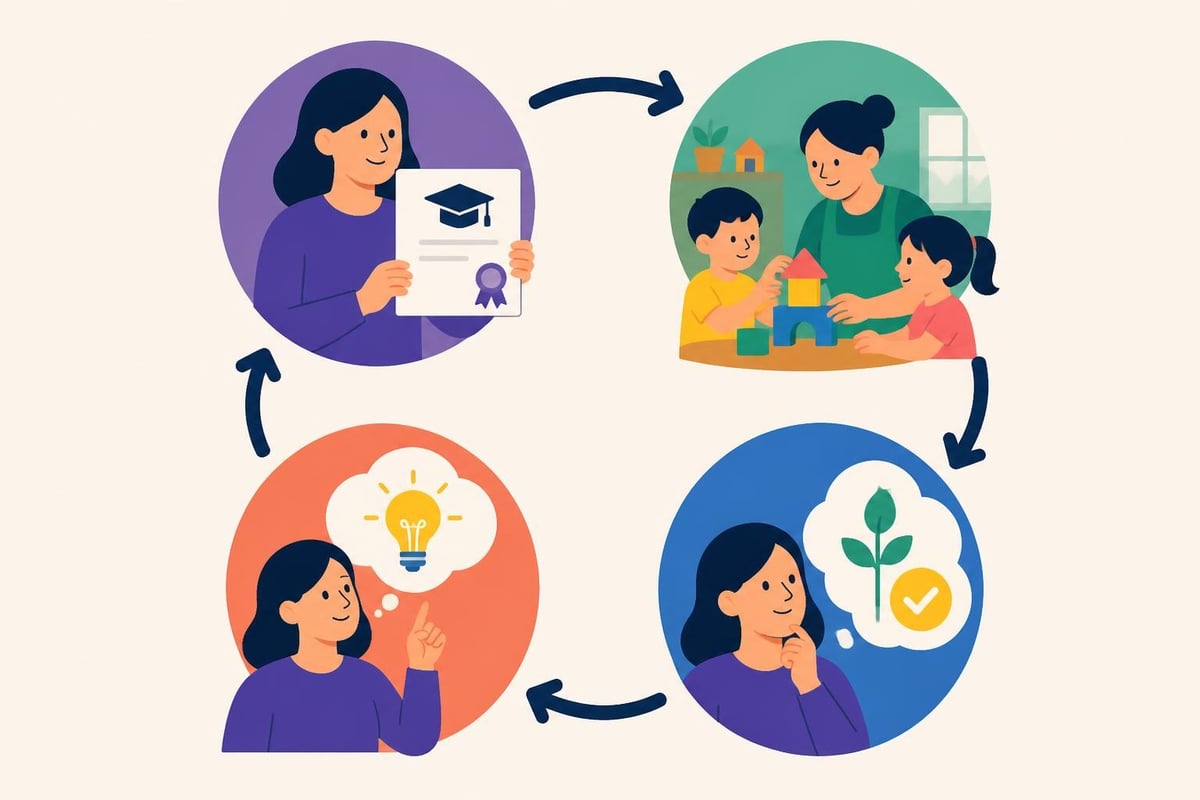 Continuous professional development cycle