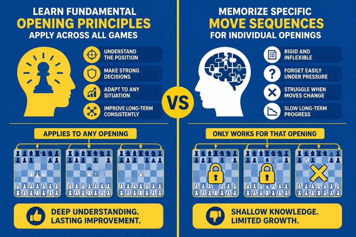 Opening principles vs memorization