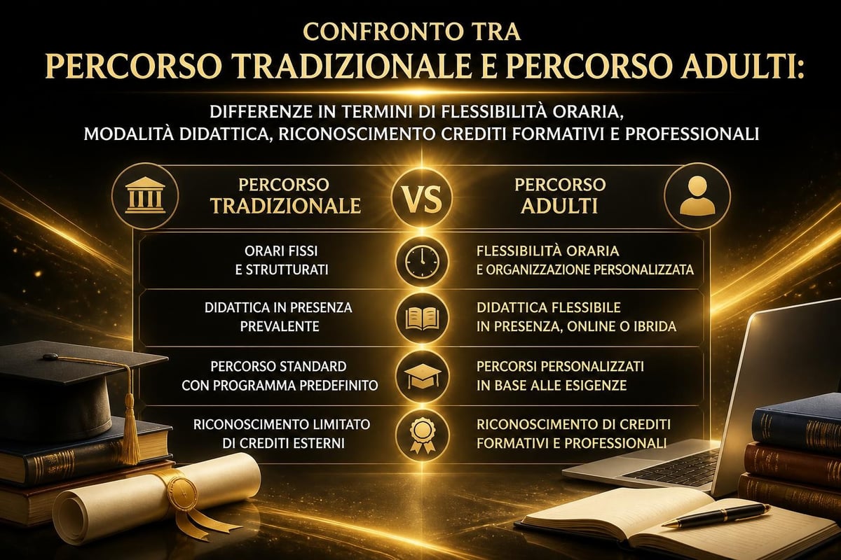 Percorsi formativi per il diploma di maturità per adulti