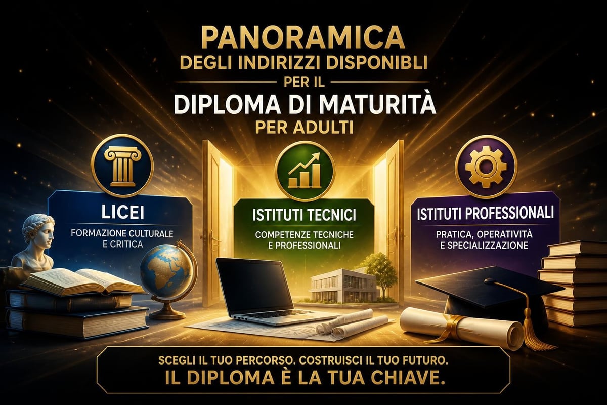 Indirizzi di studio diploma adulti