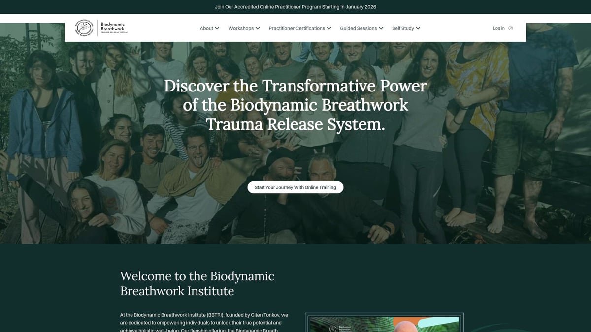 Community Breathwork Australia Guide: Your 2025 Wellness Journey - Biodynamic Breathwork Institute: Trauma-Informed Community Healing