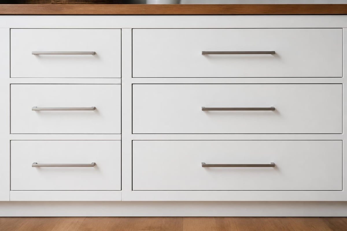 Proportionality between pull size and drawer width