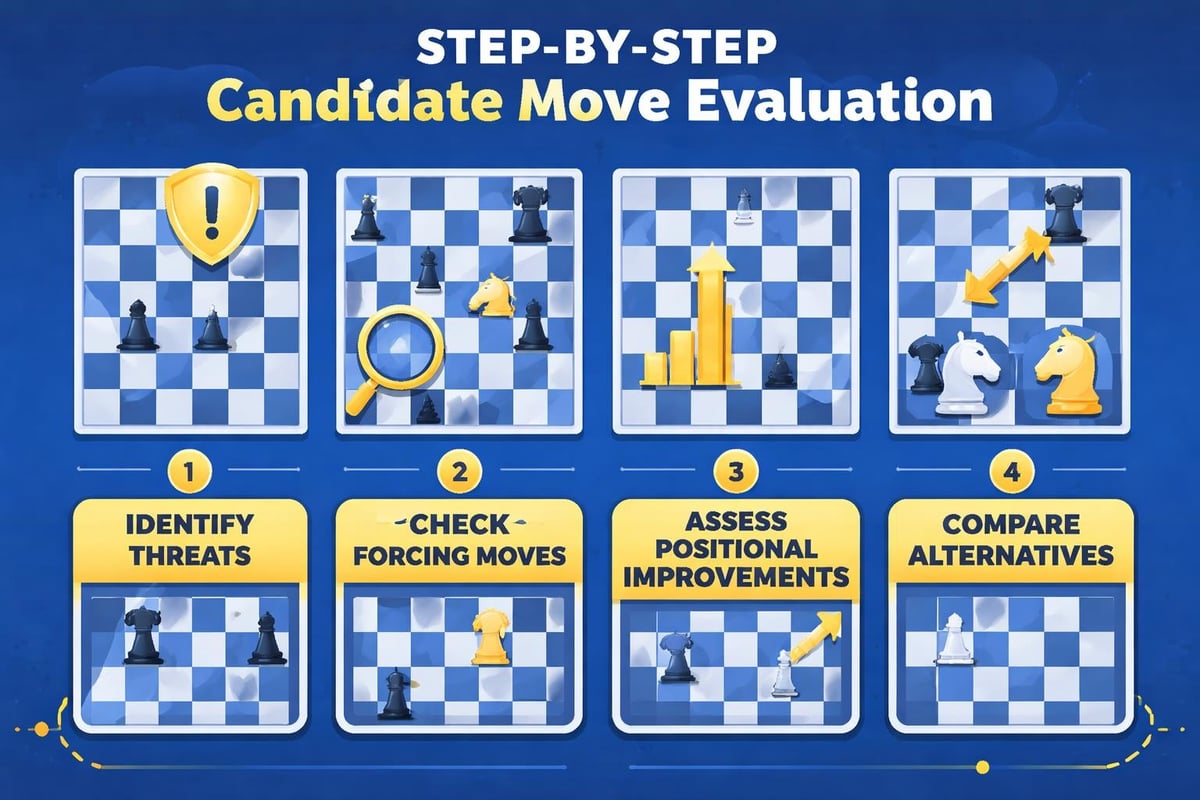 Chess move selection process