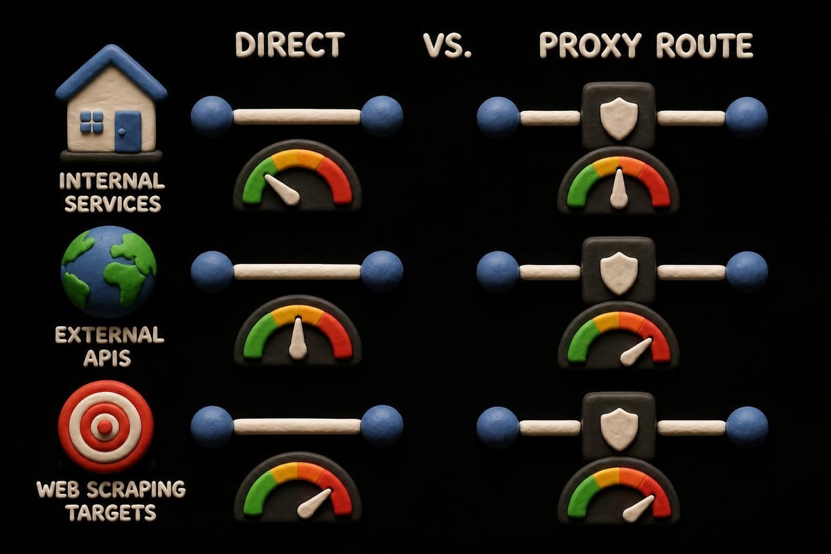 Curl proxy performance comparison