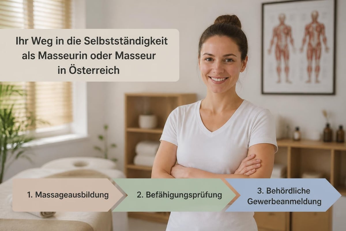 Rechtliche Schritte zur Massagegewerbeberechtigung