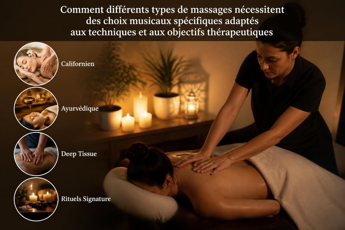 Protocoles musicaux en cabine de massage