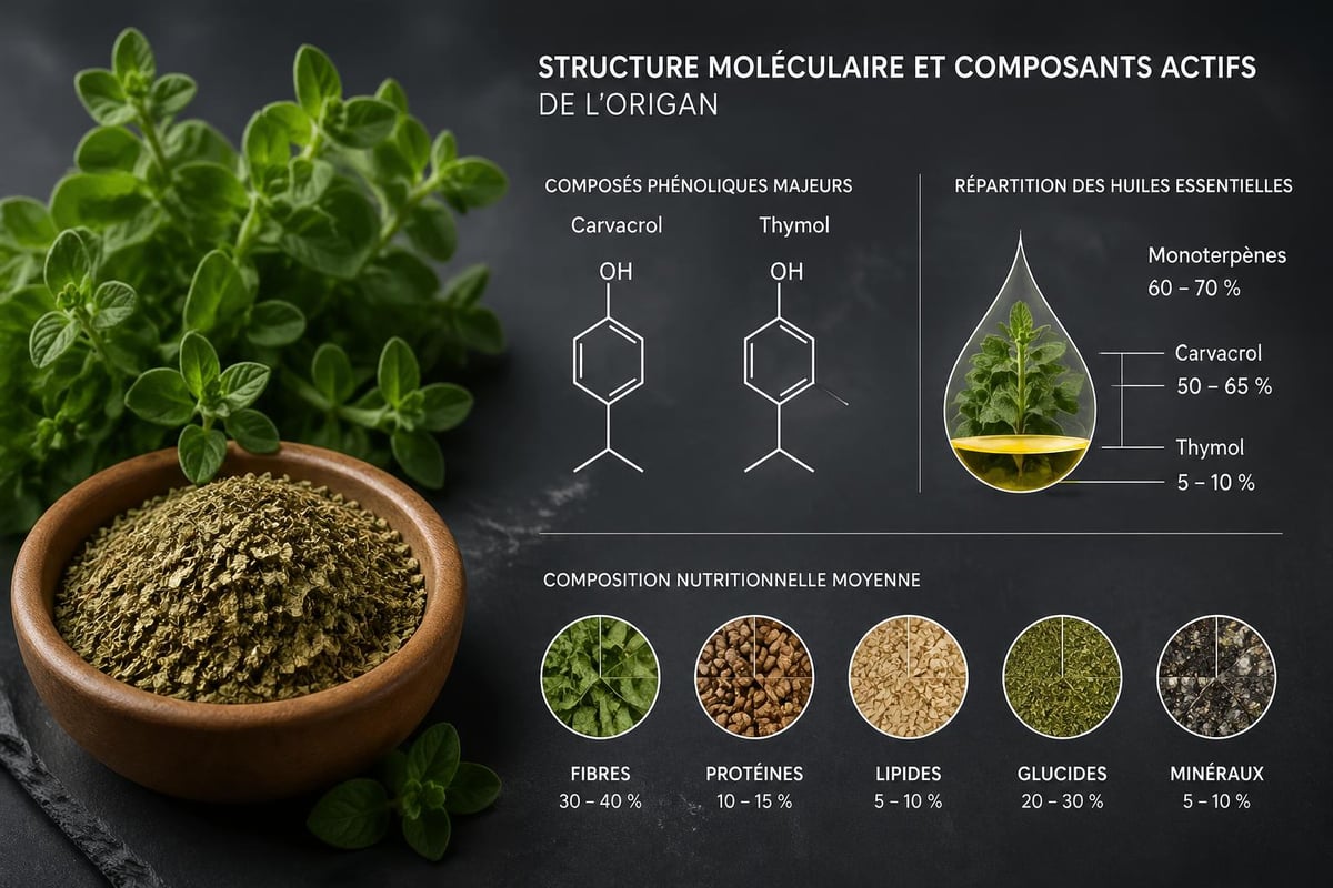 Composition chimique de l'origan