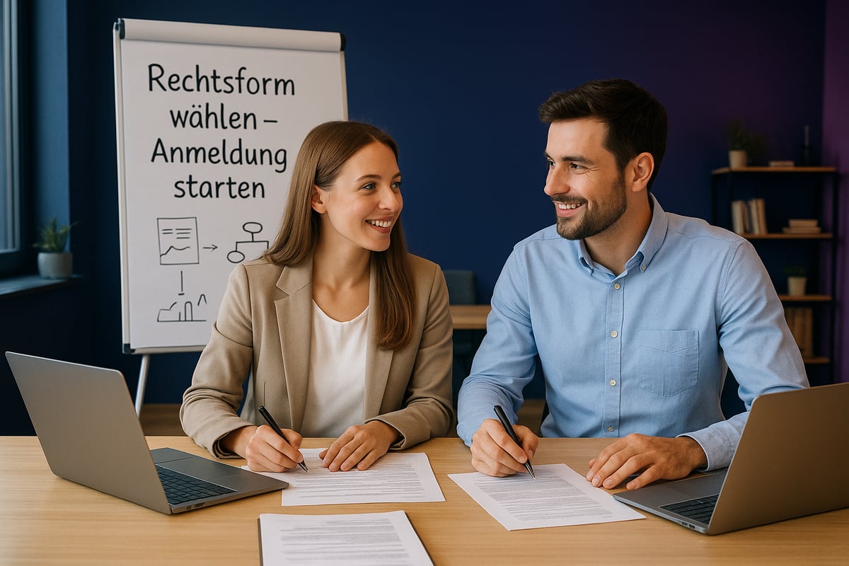 Schritt 2: Rechtsform, Anmeldung & Genehmigungen