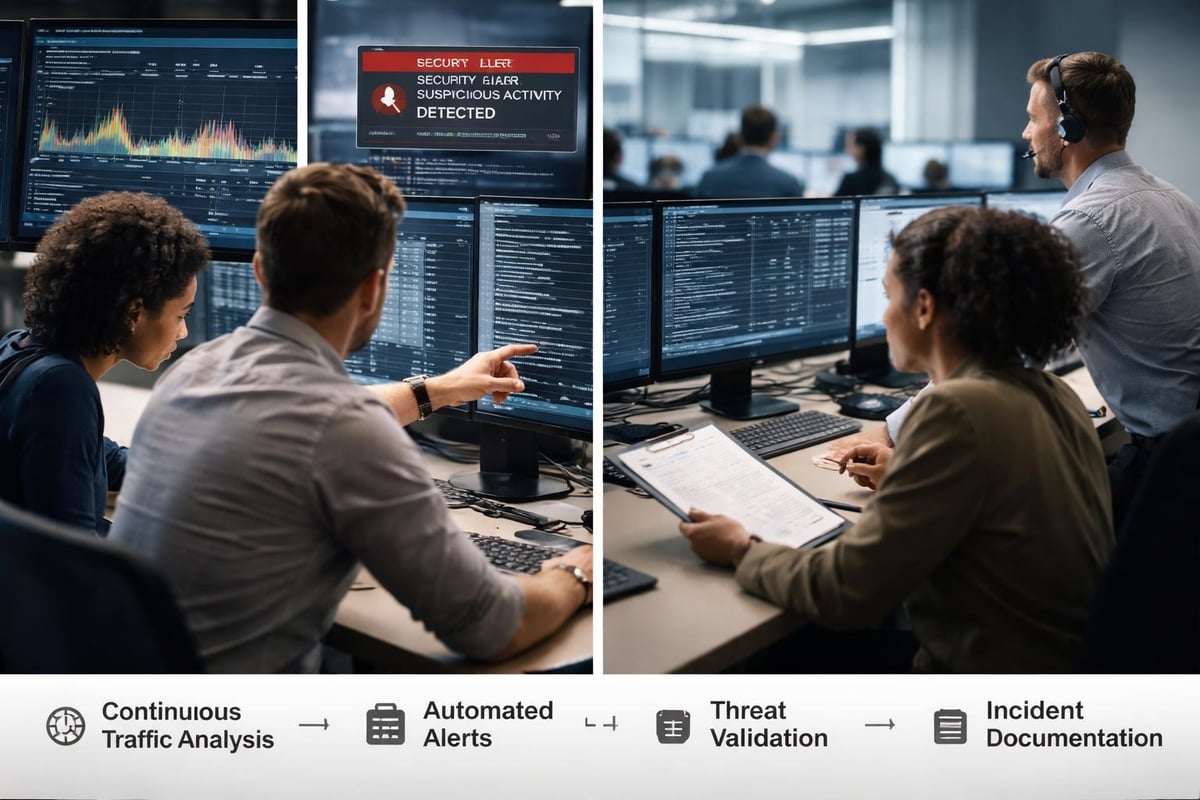 Threat detection workflow