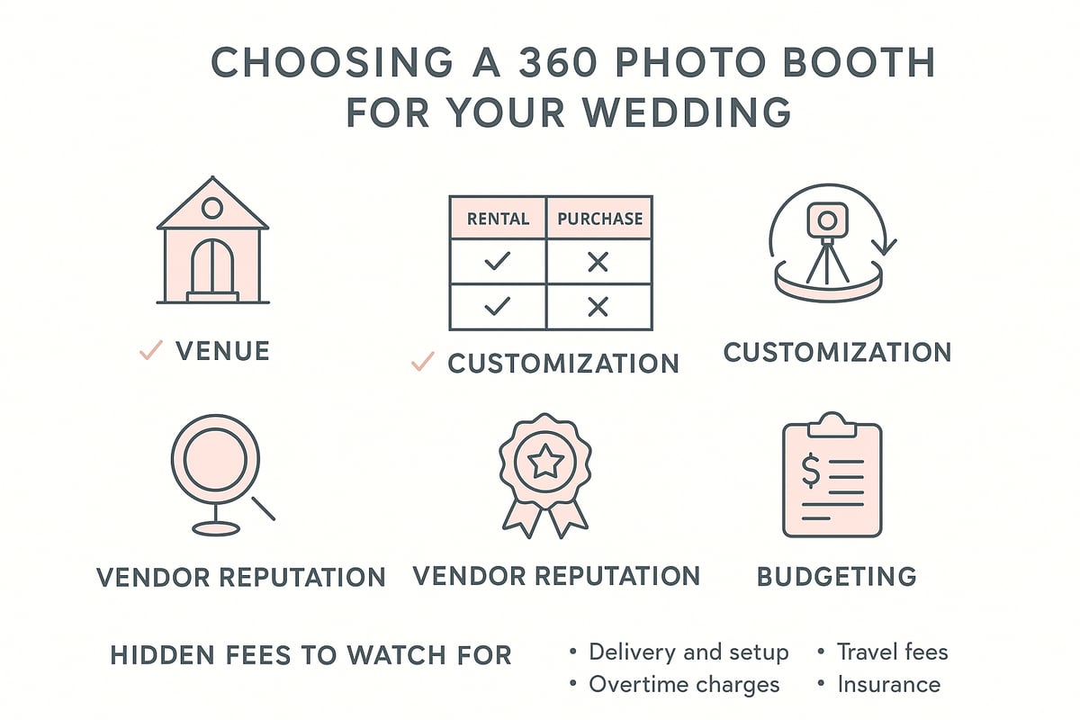 How to Choose the Right 360 Photo Booth for Your Wedding