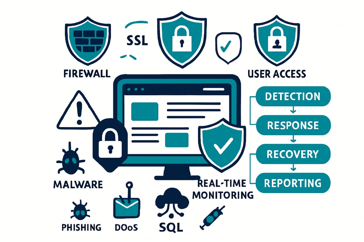 Security and risk management for modern websites