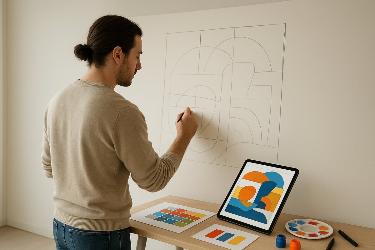 Designing Your Mural: Planning, Sketching, and Color Selection
