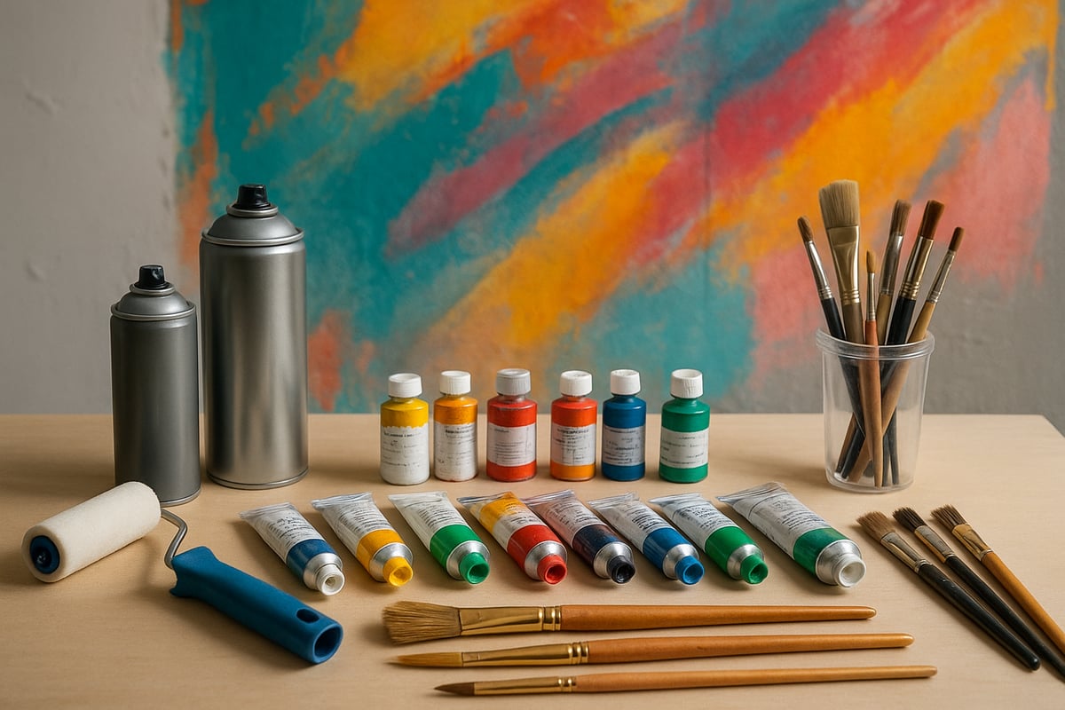 Essential Materials and Tools for Mural Art Painting