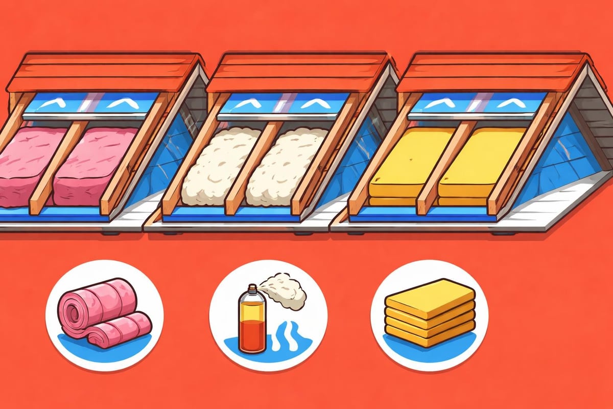 Roof insulation layers